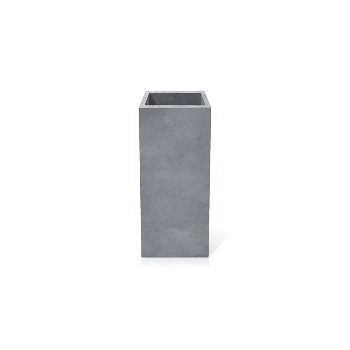 Outdoor Concrete Planters - Square 30x30x70 cm on white background Decormania.eu